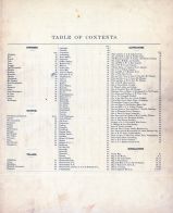 Table of Contents, Westmoreland County 1876